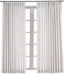 ChadMade Pinch Pleat Faux Linen Dra