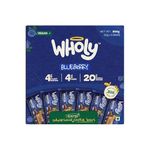 Wholy Wholegrain Blueberry Filled Cookie | High Protien | High Fiber | Rich & Indulgent Snack | Trans Fat Free | No Artificial Flavours | Multigrain Nutritious Balanced Snack - 50g (Pack of 6)