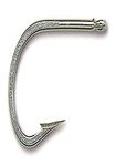 Mustad 7692DT Big Game Tarpon and Tuna Forged Duratin Hook with Brazed Ring (10-Pack), Size 10/0