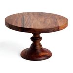 Webbs Brown Birch Folding Cake Stand Wooden Multipurpose Pizza Stand Cake Stand Dessert Platter.