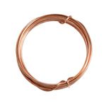 Bare Copper Craft Wire - 18 Gauge 1mm - 2.5M, Wire for Sculpting, Craft Floral Making, Jewelry Making, Wire Weaving and Wrapping, Electroculture Copper Wire (1mm 2.5M 8.2FT)