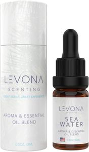 Levona Scent Essential Oil for Diffuser: Home Luxury Scents Fragrance Oil - Aroma Oil for Humidifiers - Hotel & Office Diffuser Oils - Essential Oils for Diffusers for Home - 10 Ml - Sea Water