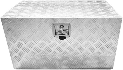 GarveeTech 30 Inch Aluminum Tool Box for Pickup Truck Bed, RV Trailer - T-Handle Lock and Keys Included