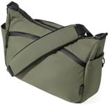ALPAKA Flight Satchel 11L Messenger Crossbody Bag for Men and Women, Commuting, Business Travel, Daily Carry, Fits 12.9 Inch Tablet, Weatherproof Axoflux 210D Ripstop Nylon, Green