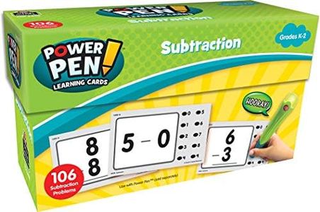 Teacher Created Resources Power Pen Learning Cards: Subtraction (6458)