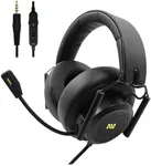 COLUSI M21 Wired Gaming Headset with Microphone-Soft Memory Foam Cushion-Portable Foldable Headphones-for PC, PS4, PS5, Switch, Xbox One, Xbox Series X|S, Mobile-3.5mm Audio Jack