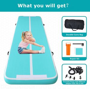 MEKETUM Air Tumble Track Mat – Inflatable Gymnastics Training Mat