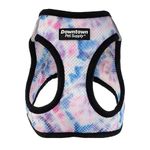 Downtown Pet Supply Step in Dog Harness No Pull, X-Large, Tie Dye Pink/Purple - Adjustable Harness with Padded Mesh Fabric and Reflective Trim - Buckle Strap Harness for Dogs