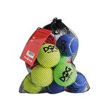 Tennis Ball for Dog Pack of 12 Colorful Easy Catching Pet Dog Ball (2.5inch-4colors)