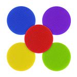 VORCOOL Carpet Spot Markers, Round Sport Spot Carpet Markers, Floor Circle Spots for Students Preschool Kindergarten Teachers 30PCS