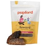 Pupford Salmon Jerky Treats for Dogs for Large & Small Dogs of All Ages | Made in USA, 100% Real Meat & No Fillers | Dogs Love These Tasty Dog Snacks (Salmon 8 oz)