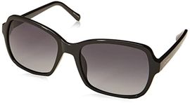 Fossil Women's Female Sunglass Style Fos 3095/S, Black, 54mm, 18mm