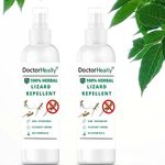 Doctor Heally Herbal Lizard Repellent Killer For Home Best, Insect Killer, Lizard Killer, Lizard Spray for Home Herbal Lizard Repellent herbal (pack 2) (10X Lizard Repellant)