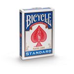 Bicycle Brand Invisible Deck - Famous Magic Card Trick - Includes Cipher Card Bag (Blue)