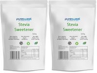 Puresweet® Premium Stevia Sweetener 500g Tastes Like Sugar, Diabetic and Keto Friendly, No Bitter Aftertaste, (Pack of 2)