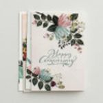 DaySpring - Happy Anniversary - 4 Design Assortment with Scripture - 12 Boxed Floral Cards and Envelopes (18561)