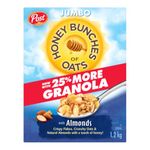 Post Jumbo Honey Bunches Of Oats Almond 1.2Kg, 1.2 Grams