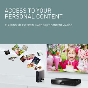 Panasonic Blu-ray DVD Player – Black