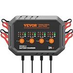 VEVOR Smart Battery Charger, 2A x 4