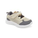 OshKosh B'Gosh Unisex-Child Retra Sneaker, Khaki, 4 Toddler