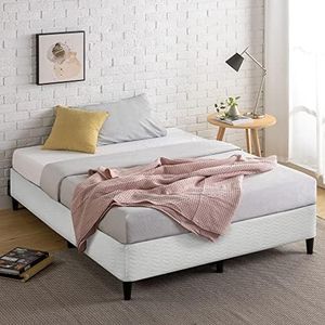 Zinus King Single Bed Base Smart Ensemble Mattress Foundation - White