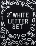 Felt Like Sharing Plastic Letter Board Letters Only (326 Pieces) – 2” Letter Board Letters for Changeable Felt Letter Board – White Letter Board Accessories