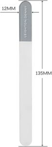 Leighton Denny Small Crystal Nail File 135mm with Eco Case