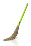 Radiant No Dust Broom with Extendable Long Handle Broom Stick for Home Floor Cleaning and Ceiling Cleaning, Jhadu for Home Cleaning and Ceiling Cleaning, Made of Washable Fibers (Green, Pack of 1)