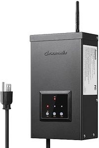 DEWENWILS 200W Wi-Fi Low Voltage Transformer, 3 Independent Outputs, 120V AC to 12V/14V AC, Low Voltage Landscape Transformer with Schedule & Timer, Work with Alexa & Google Assistant, FCC Listed