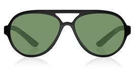 Fastrack Green Colored Lens with Aviator Shaped 100% UV Protected Sunglasses for Men (P358BK4PV)