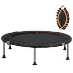 Panana Foldable Mini Trampoline 48'' Fitness Trampoline Rebounder, Exercise Trampoline for Adults Indoor/Garden Workout, 440lbs Capacity