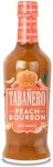 Peach Bourbon Habanero Hot Sauce by Tabañero, Gourmet Hot Sauce Gift, Fiesta Party Favors, All Natural, Gluten Free, Low Sodium, Vegan, Kosher, Made in the USA, 5 oz. Hot Sauce Bottle