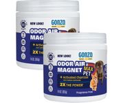 Gonzo Natural Magic Air Activated Charcoal - 2 Pack - for Litter Boxes Cages and Pet Beds 14 Ounce