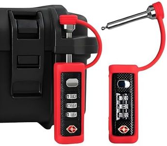 Cedar Mill TSA Approved Gun Case Lock – Durable, Cut-Resistant Security TSA Locks for Gun Case, Pistol Case, Revolver Gun Case or Firearms – Child-Safe Trigger Locks for Rifles and Shotguns