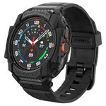 Spigen Rugged Armor Pro Designed for Samsung Galaxy Watch Ultra 47mm Case with Band, Rugged Galaxy Watch Band with Protective Case (2024) - Matte Black