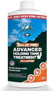 Pure RV - RV Black Tank Treatment - All-In-One Waste Digester & Odor Eliminator, California Compliant, Septic Safe, Holding & Sewer Treatment for RVs, Campers, 32 oz