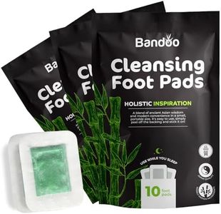 Bandoo Foot Pads | Original | Rana Pads | Premium Natural Bamboo Vinegar Foot Care Pads | Japanese Foot Pads | 30 Pads