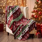 PHF Printed Fleece Throw Blanket, N