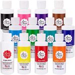 Ann Clark Professional Grade Food Coloring Gel Large 4.5 oz Bottles 12 Color Set Made in USA