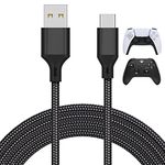 16.4FT/5M Charger Charging Cable for PS5/for Xbox Series X/S/for Switch Pro Controller, Replacement USB Charging Cord Nylon Braided Type-C Ports Accessories for PlayStation 5/for Xbox Series X