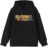 Be Looney Youth Boys Looney Tunes Cartoon Characters Black Hoodie - XS