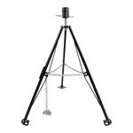 Dumble 5th Wheel Tripod Stabilizer Gooseneck Trailer Jack - 5000lb Cap Adjustable RV Jack Stabilizer RV King Pin Tripod