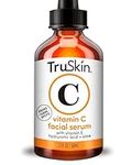 TruSkin Vitamin C Serum for Face, Anti Aging Serum with Hyaluronic Acid, Vitamin E, Organic Aloe Vera and Jojoba Oil, Hydrating & Brightening Serum for Dark Spots, Fine Lines and Wrinkles, 60 ml / 2oz