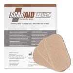 Scar Aid Small Strips - 2.75 x 1.18 in - (3 Pack) Fabric-lined silicone scar sheets