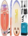 UPWELL Inflatable Stand Up Paddle Board, Premium SUP Paddle Boards for Adults, 10’8”Blow up Paddle Boards 6” Thick, Island