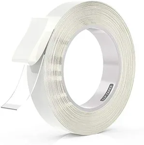 LLPT Double Sided Tape Clear Acrylic Strong Mounting Tape 3/4 Inch x 120 Inch Multiple Sizes Residue Free Waterproof Outdoor Indoor Adhesive for Nail Box Home Deco and DIY(WA053)