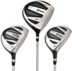 Ram Golf EZ3 Ladies Graphite Wood Set - Driver, 3 & 5 Wood - Headcovers Included