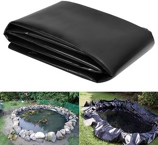 SDLDEER Pond Liner, 20 Mil HDPE Pond Liners for Outdoor Ponds, 10 X 13ft Large Size Plastic Pond for Garden Landscape, Aquaculture, Pond, Construction Site