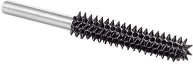 Kutzall Extreme Ball Nose Burr, 1⁄8" Shaft, Very Coarse - Woodworking Attachment for Dremel, Foredom, DeWalt, Milwaukee. Abrasive Tungsten Carbide 1⁄8" (3.1mm) Dia. X 7⁄8" (22.2mm) Length, BNX-18-EC