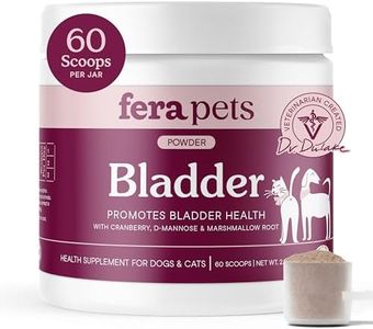 Fera Pets Bladder Support - Cranberry Supplement for Dogs & Cats - 60 Scoops